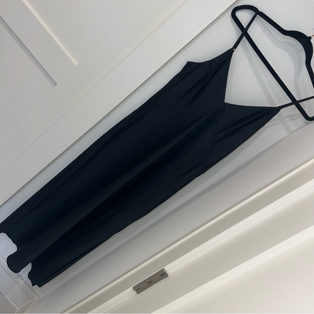 Black Spaghetti Strap Maxi Dress